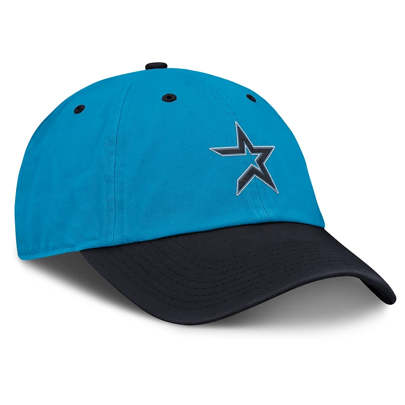Casquette ajustable Nike Houston Astros Neon 90s Club bleu/bleu marine pour homme