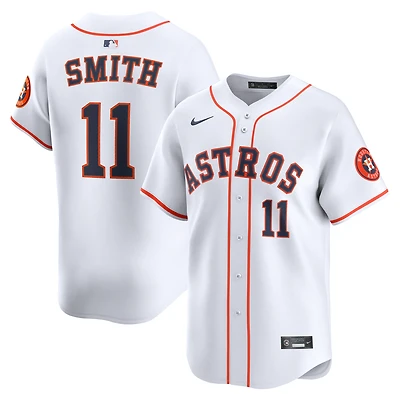 Maillot Nike Cam Smith n° 11 blanc pour homme des Astros de Houston, édition limitée à domicile