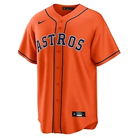 Men's Nike Cam Smith Orange Houston Astros Alternate Replica Jersey