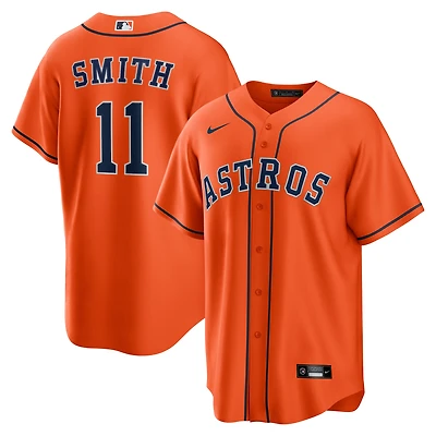 Maillot réplique alternatif orange Nike Cam Smith des Astros de Houston pour homme
