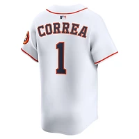 Maillot Nike Carlos Correa blanc Houston Astros domicile édition limitée pour homme