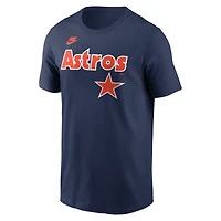 Men's Nike Craig Biggio Navy Houston Astros Cooperstown Collection Name & Number T-Shirt