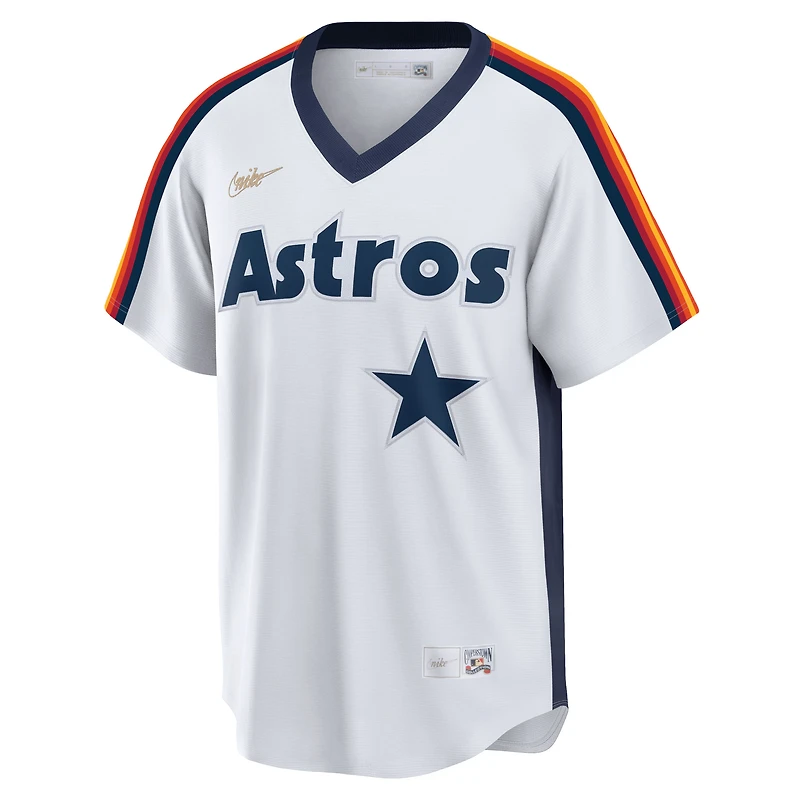 Men's Nike Craig Biggio White Houston Astros Home Cooperstown Collection Logo Player Jersey