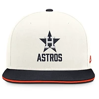 Men's Nike Cream/Navy Houston Astros Cooperstown Pro Dri-FIT Snapback Hat