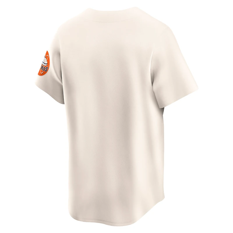 Men's Nike Cream Houston Astros Cooperstown Collection Limited Jersey