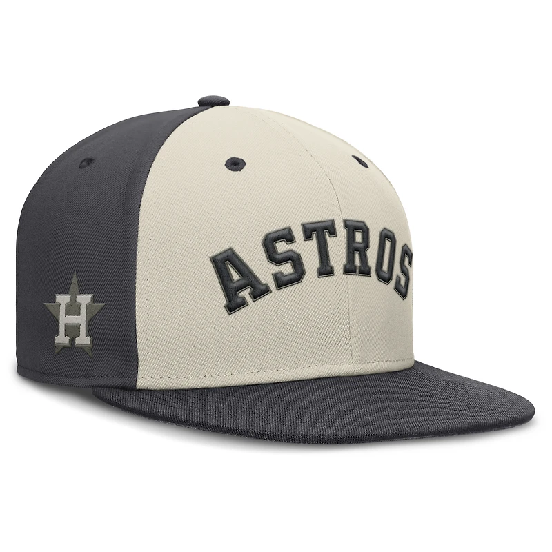 Casquette ajustée Nike crème Houston Astros Dri-FIT True pour homme