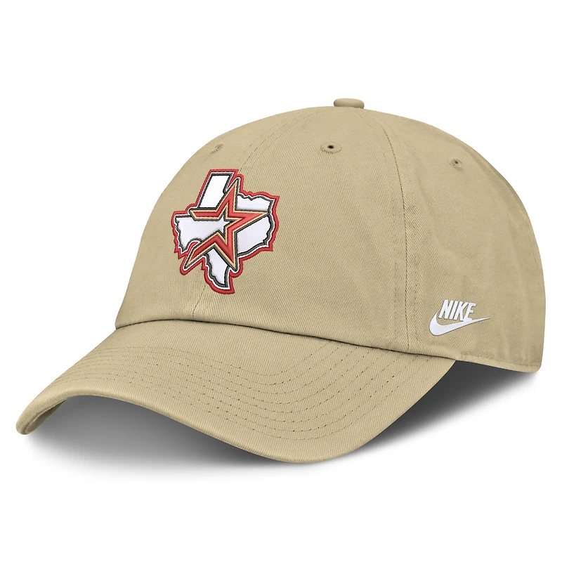 Men's Nike Gold Houston Astros Cooperstown Collection Club Adjustable Hat