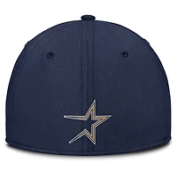 Casquette Nike Performance Flex gris/bleu marine Houston Astros Rise Swoosh pour homme