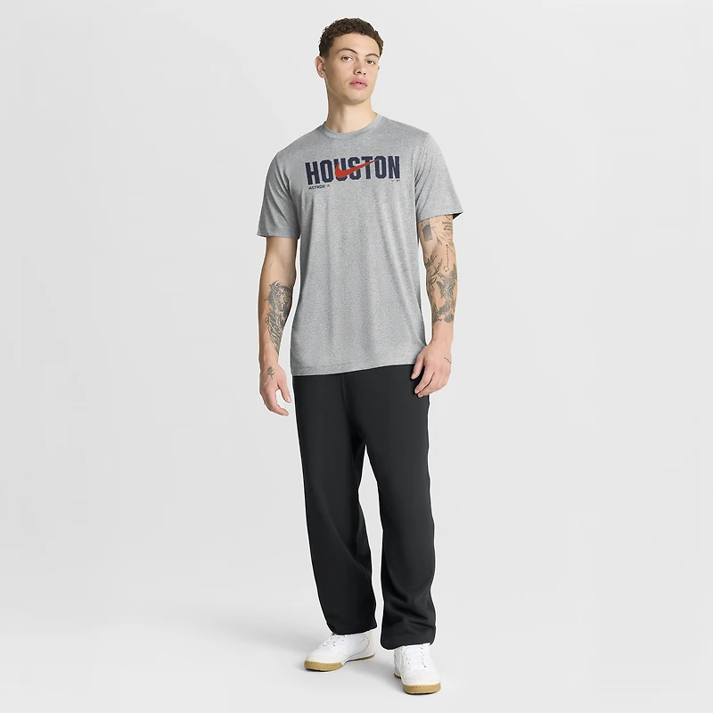 Men's Nike Heather Gray Houston Astros Swoosh Legend Dri-FIT T-Shirt