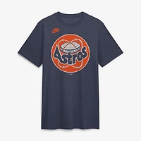 T-shirt Nike Heather Navy Houston Astros Cooperstown Logo Tri-Blend pour homme