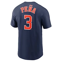 Men's Nike Jeremy Peña Navy Houston Astros Player Name & Number T-Shirt