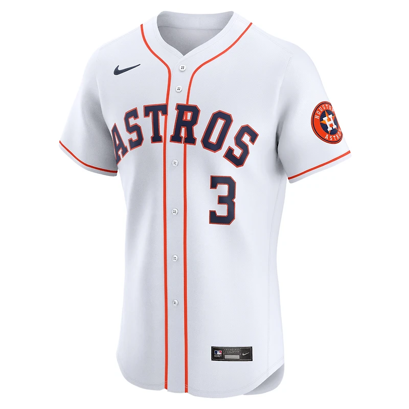 Men's Nike Jeremy Peña White Houston Astros Home Elite Player Jersey