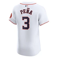 Men's Nike Jeremy Peña White Houston Astros Home Elite Player Jersey