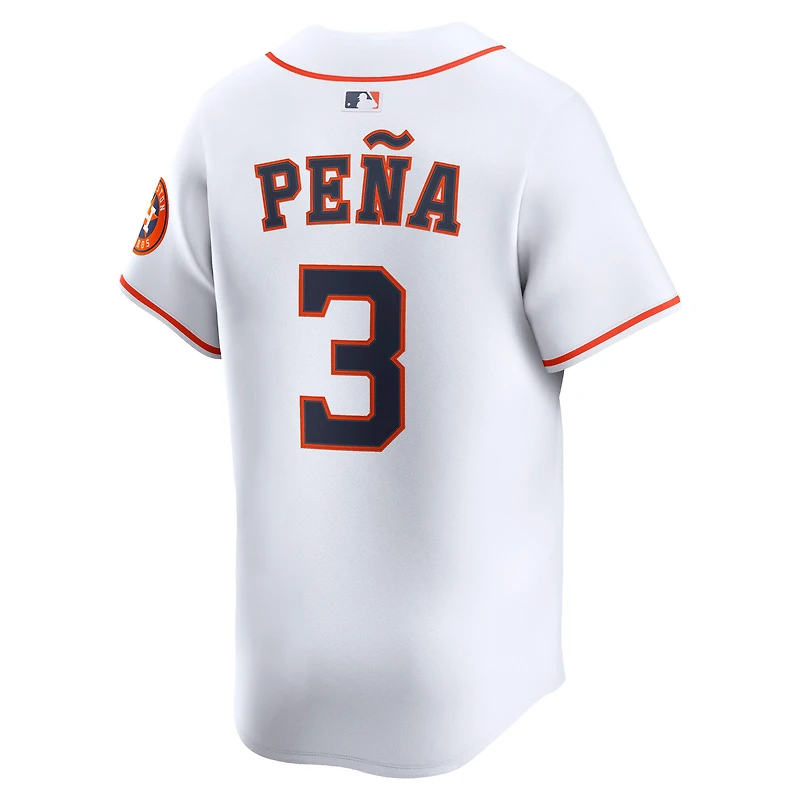 Maillot de joueur à domicile Nike Jeremy Peña pour homme, blanc, Houston Astros, édition limitée