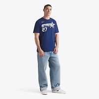 T-shirt Nike Jose Altuve bleu marine Houston Astros 2025 City Connect Fuse avec nom et numéro