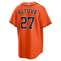Men's Nike Jose Altuve Orange Houston Astros Alternate Replica Player Name Jersey