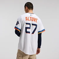 Men's Nike Jose Altuve White Houston Astros 2025 City Connect Limited Player Jersey