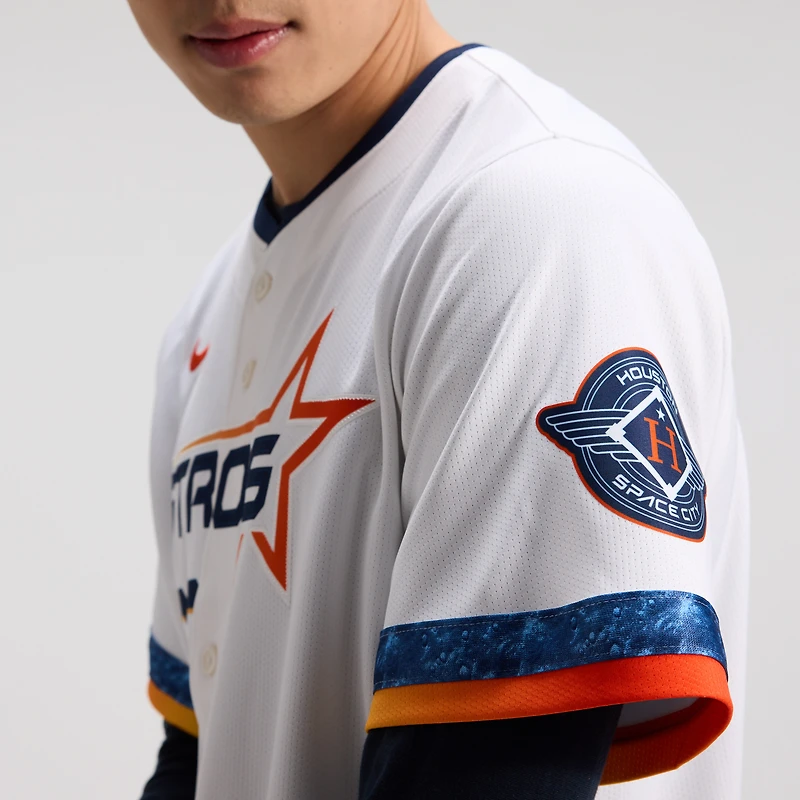 Men's Nike Jose Altuve White Houston Astros 2025 City Connect Limited Player Jersey