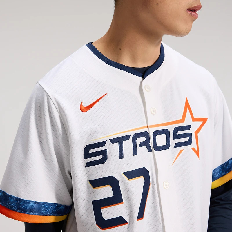 Men's Nike Jose Altuve White Houston Astros 2025 City Connect Limited Player Jersey
