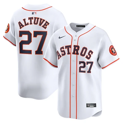 Maillot de joueur Nike Jose Altuve pour hommes, Houston Astros Home Limited, blanc