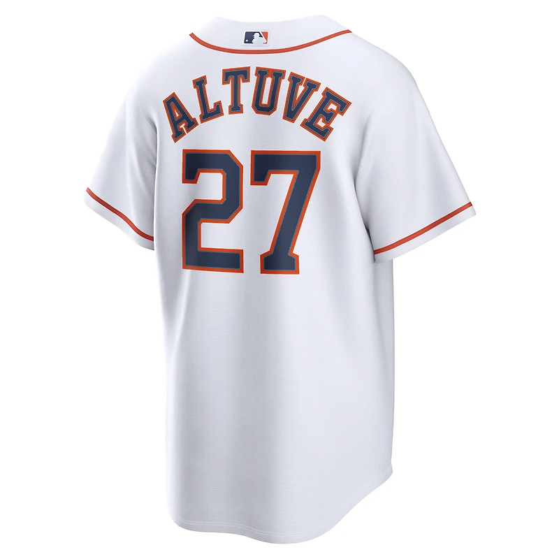 Maillot réplique domicile Nike Jose Altuve blanc des Astros de Houston pour homme