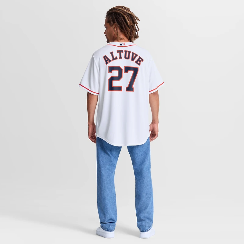 Men's Nike Jose Altuve White Houston Astros Home Replica Jersey