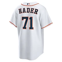 maillot Nike Josh Hader pour homme, réplique à domicile des Astros de Houston, blanc, joueur