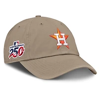 Men's Nike Khaki Houston Astros Celebrating America's 250th Club Adjustable Hat
