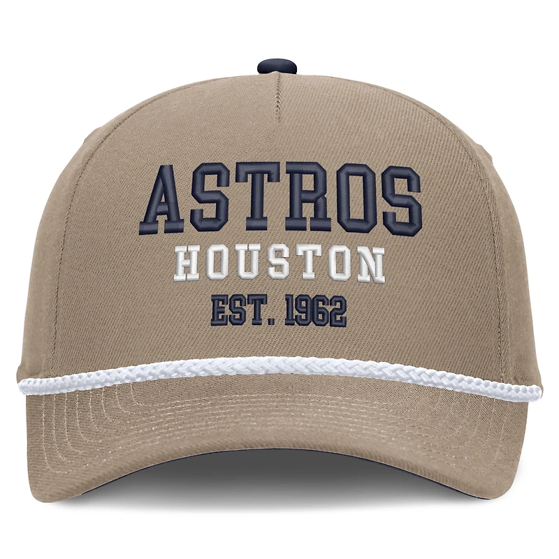 Men's Nike Khaki Houston Astros Father's Day Rope Rise Adjustable Hat