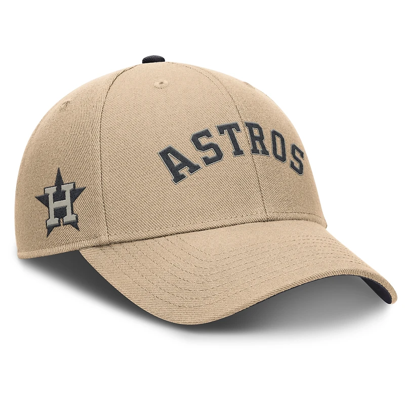 Casquette ajustable Nike kaki Houston Astros Rise pour homme