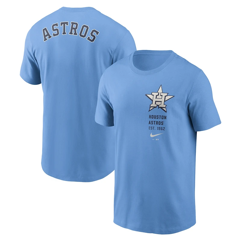 Men's Nike  Light Blue Houston Astros Record Shattered T-Shirt
