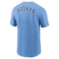 Men's Nike  Light Blue Houston Astros Record Shattered T-Shirt