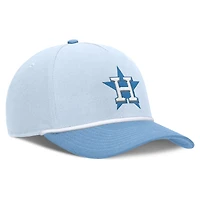 Casquette ajustable Nike Rise Dri-Fit bleu clair pour homme des Astros de Houston
