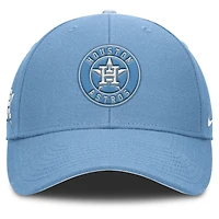 Casquette ajustable Nike Rise Dri-Fit bleu clair pour homme des Astros de Houston