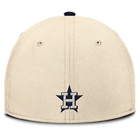 Men's Nike Natural/Navy Houston Astros Statement Rise Performance Flex Hat