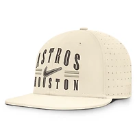 Men's Nike Natural Houston Astros True Dri-FIT AeroBill Fitted Hat