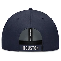 Casquette ajustable Nike Statement Club Performance pour homme, bleu marine/naturel, Houston Astros