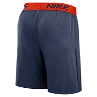 Men's Nike  Navy/Orange Houston Astros 2025 City Connect Authentic Collection Knit Shorts