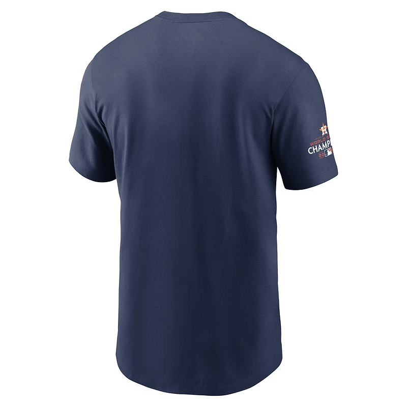 Men's Nike Navy Houston Astros 2023 Gold Collection - Wordmark T-Shirt