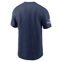Men's Nike Navy Houston Astros 2023 Gold Collection - Wordmark T-Shirt
