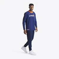 Haut à manches longues Nike bleu marine Houston Astros 2025 City Connect Authentic Collection pour homme, léger et performant