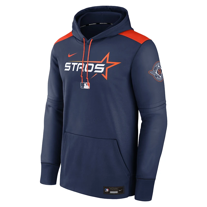 Sweat à capuche Nike bleu marine Houston Astros 2025 City Connect Authentic Collection Performance pour homme