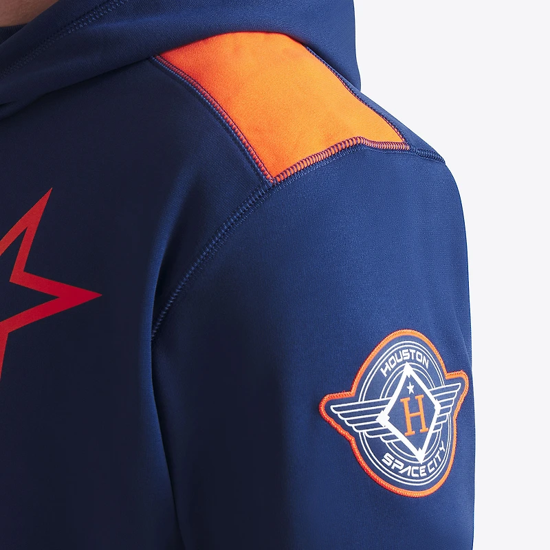 Sweat à capuche Nike bleu marine Houston Astros 2025 City Connect Authentic Collection Performance pour homme