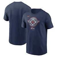 T-shirt Nike bleu marine Houston Astros 2025 City Connect avec grand logo pour homme