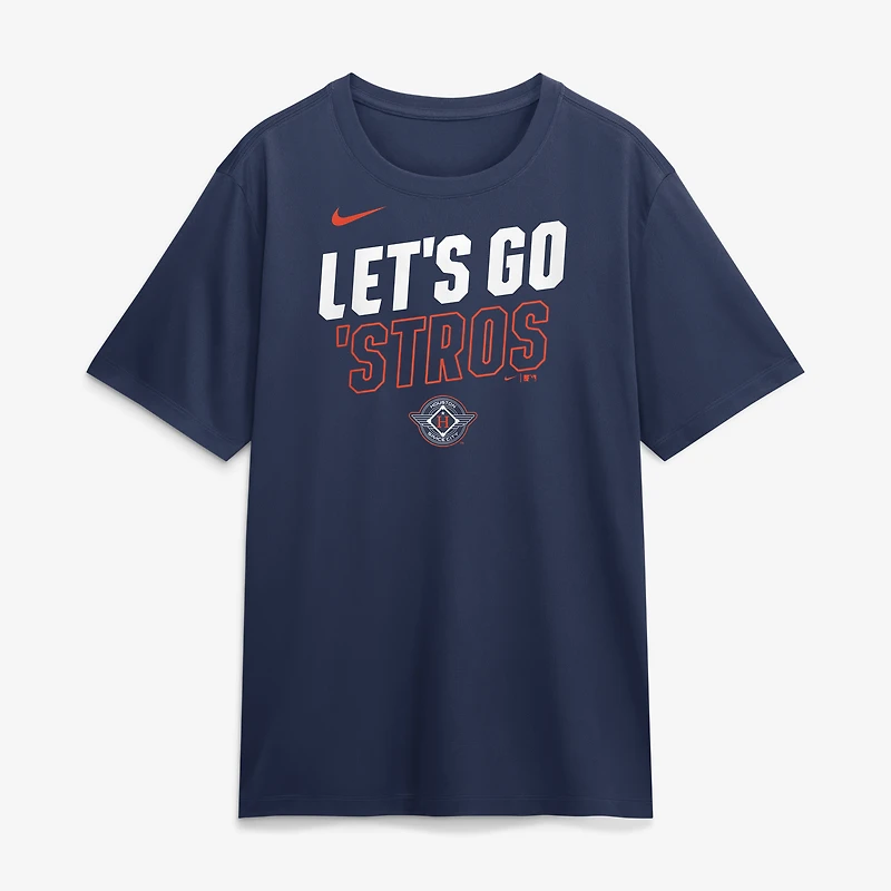 Men's Nike Navy Houston Astros 2026 City Connect Team Phrase Script Dri-FIT T-Shirt