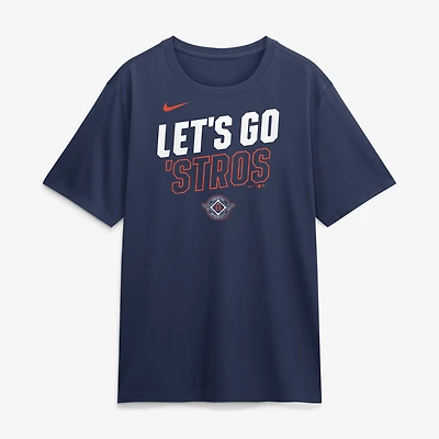 Men's Nike Navy Houston Astros 2026 City Connect Team Phrase Script Dri-FIT T-Shirt
