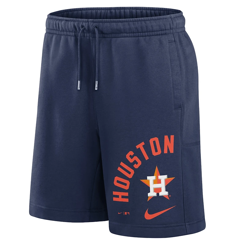 Short Nike bleu marine Houston Astros Arched Kicker pour homme