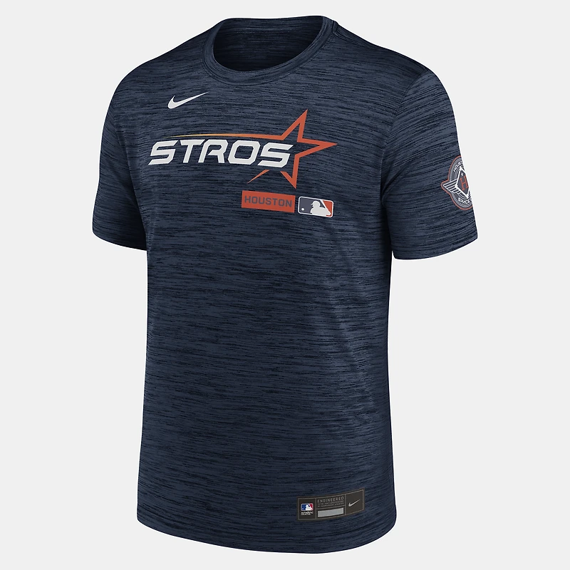T-shirt Nike City Connect Velocity Dri-FIT Authentic Collection Astros pour homme, bleu marine