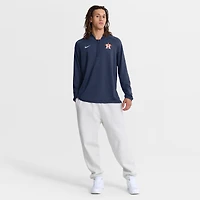 Men's Nike Navy Houston Astros Authentic Collection Dri-FIT Raglan Half-Zip Pullover