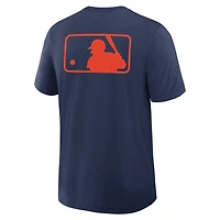 T-shirt Nike bleu marine Houston Astros Authentic Collection Early Work Tri-Blend Dri-FIT pour homme